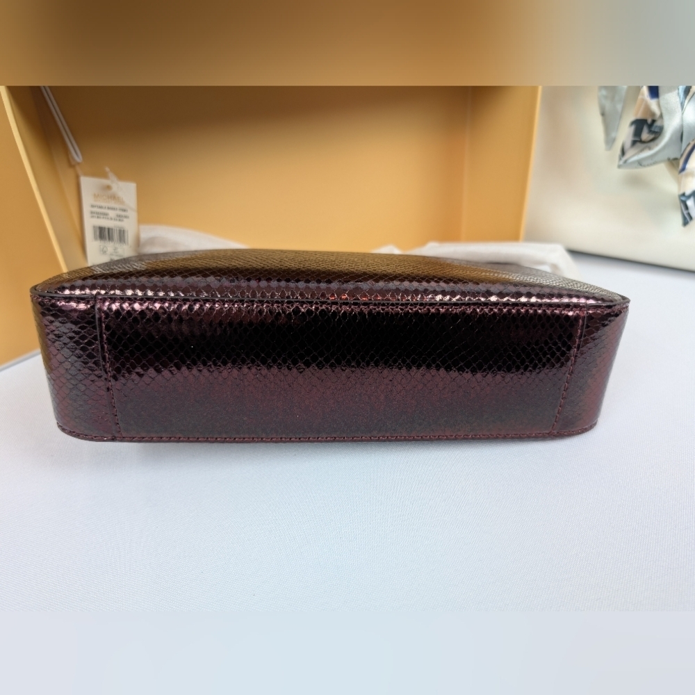 Michael Kors Oxblood Rouge Sombre Crossbody Tote and Wallet Box Set - Picture 9 of 16